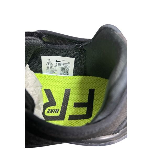 Nike Men's Free Run 2018 Black Anthracite Running Shoes 942836-002 Size 7.5 New - Picture 6 of 6